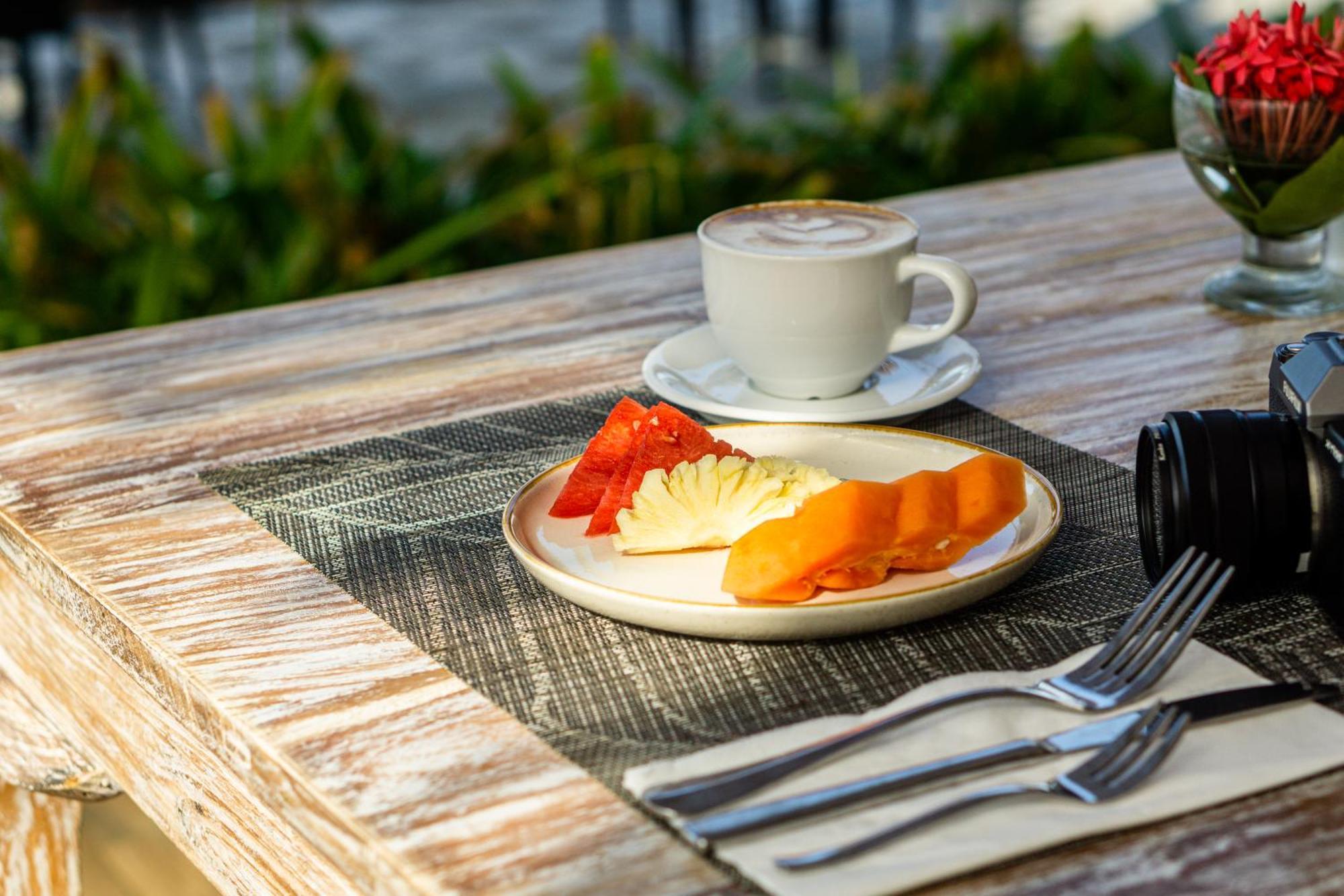 Nirwana Beach & Resort Candidasa Dış mekan fotoğraf A placemat